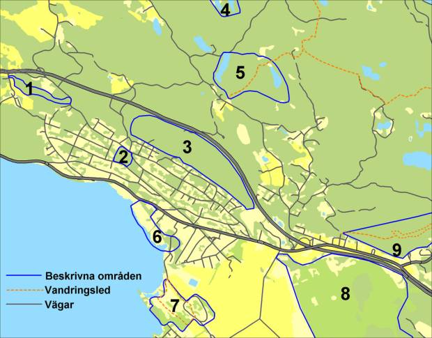 Karta över Svärtinge. 
